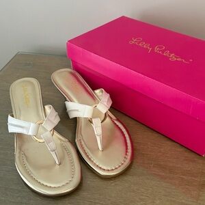 Lilly Pulitzer McKim Wedge Sandal - Brand New